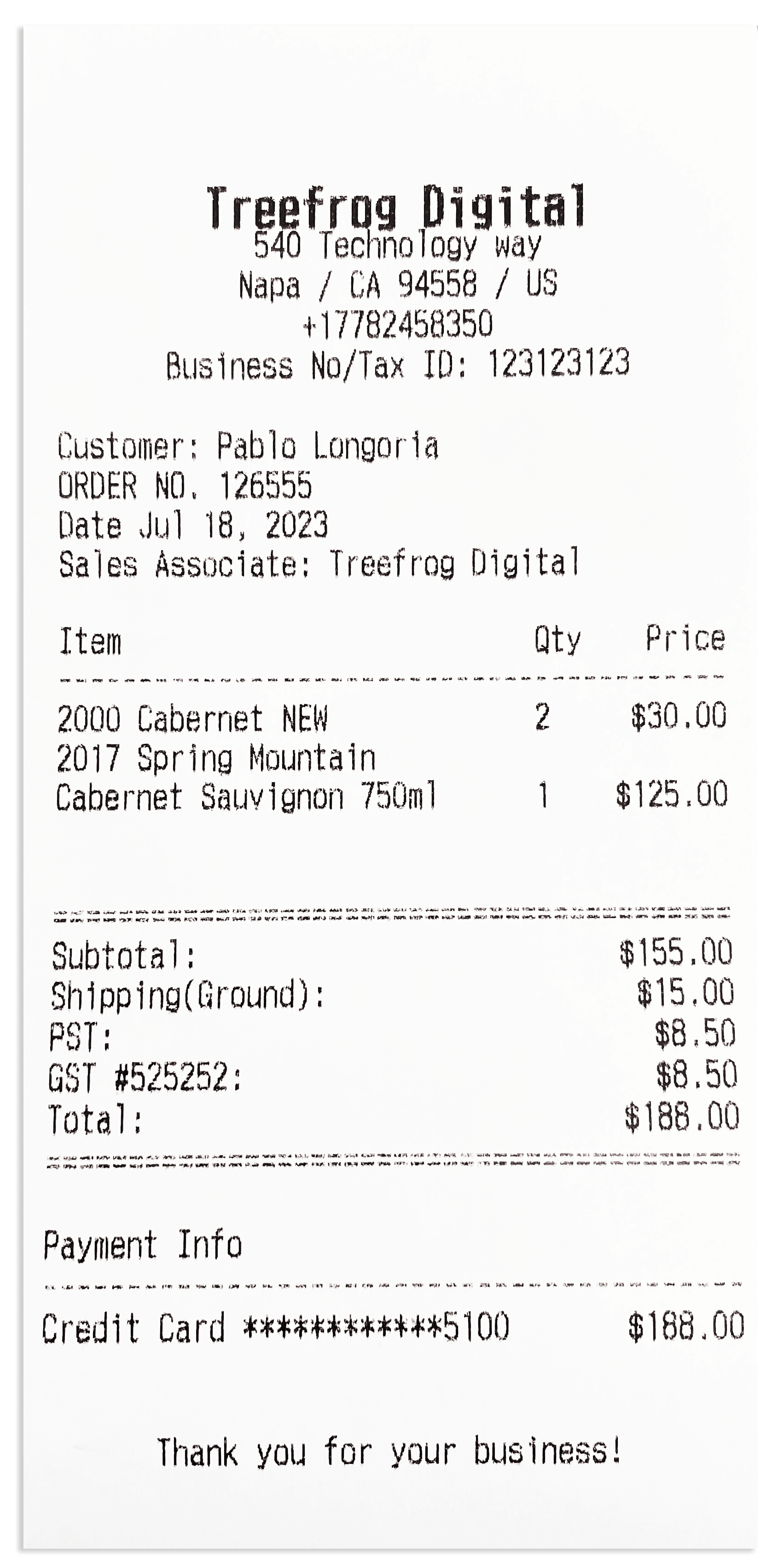 Printer order image